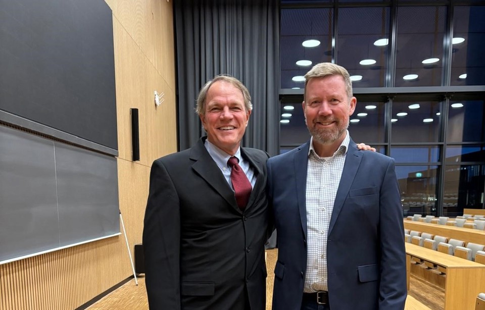 Professor James Marcin and Dr Anthony Smith smiling at the camera